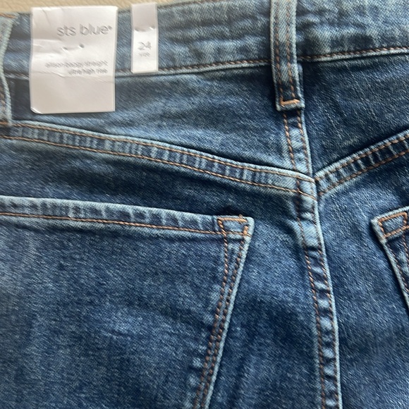 STS Blue Allison Ultra High Waist Baggy jeans size 24 - Picture 3 of 4